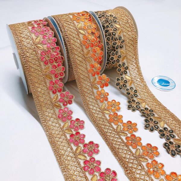 organza designer embroidered lace